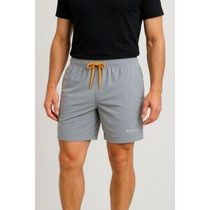 Birddogs Gym Shorts 2.0 Men’s Large Long Gray Lined Stretch Athletic Workout